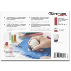 Gütermann Sew-all 100m Trådsett 734573 – 10stk + Krittmerker
