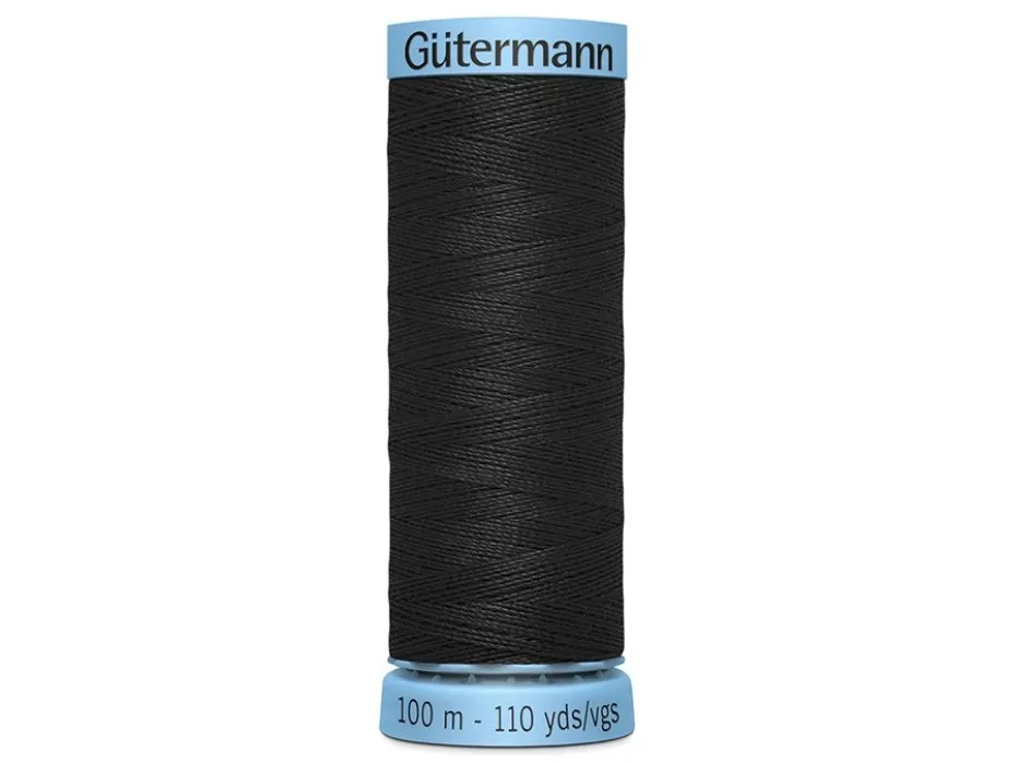 Gütermann Silk S 303 – 100m – 000 Sort