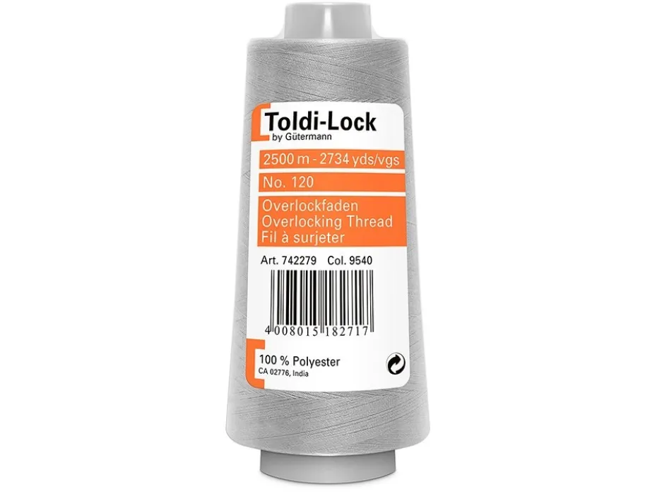 Gütermann Toldi-Lock 2500m – 9540 grå