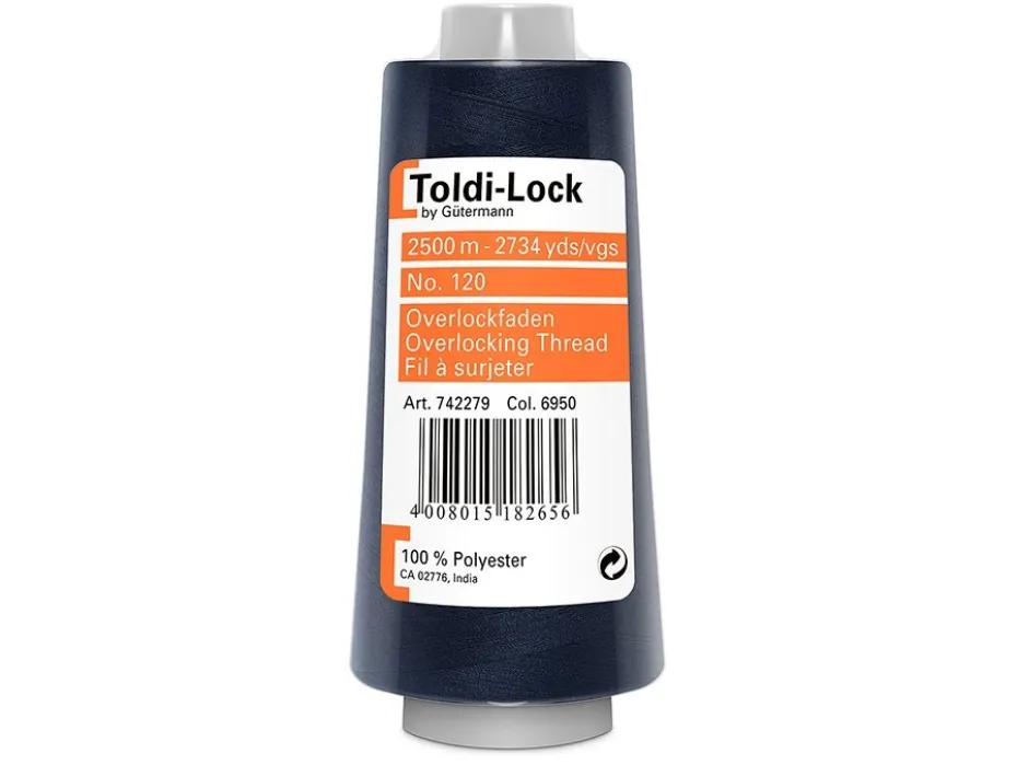 Gütermann Toldi-Lock 2500m – 6950 mørk blå