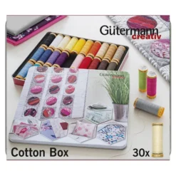 Gütermann Trådsett 799780 – Cotton 100m 30 stk