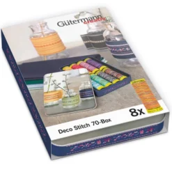 Gütermann Trådsett Deco Stitch 70m Multi 8stk