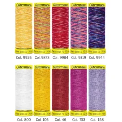 Gütermann Trådsett 702166-1 – Deco Stitch 70 70m 10 stk