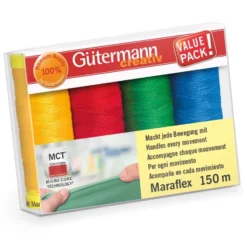 Gütermann Trådsett Maraflex 150m 4stk – Col2