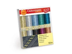 Gütermann Trådsett 734007-1 – Metallic Effect W331 50m 10stk