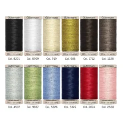 Gütermann Trådsett 731191 – Quilting 200m 12 stk