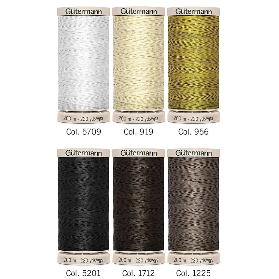 Gütermann Trådsett 731190-1 – Quilting 200 m 6 stk