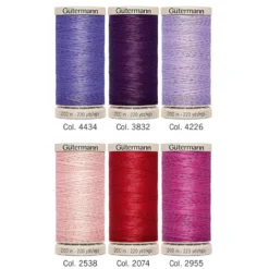 Gütermann Trådsett 731190-3 – Quilting 200 m 6 stk