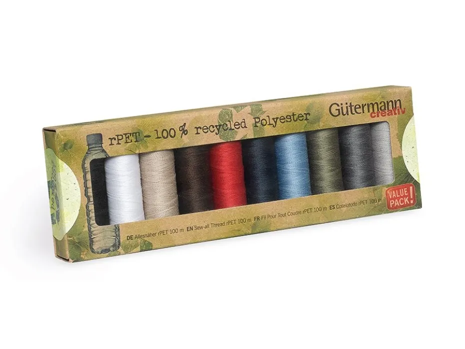 Gütermann Trådsett 731138-1 – Sew-All rPet 100m 10stk