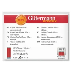 Gütermann Trådsett 734027-3 – Sew-all Water repellent 100mx4