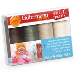 Gütermann Trådsett 734027-2 – Sew-all Water repellent 100mx4