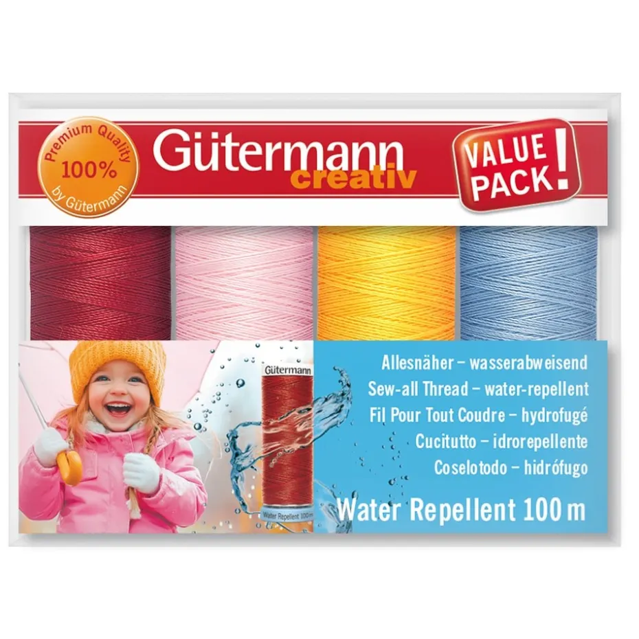Gütermann Trådsett 734027-1 – Sew-all Water repellent 100mx4