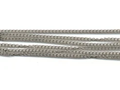 Halslenke – 3mm 1m – Sølvfarget