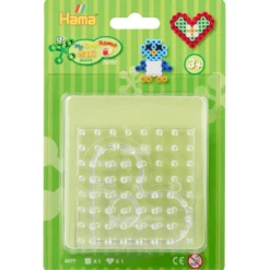 Hama Maxi Piggplate Blister – Lite hjerte og firkant