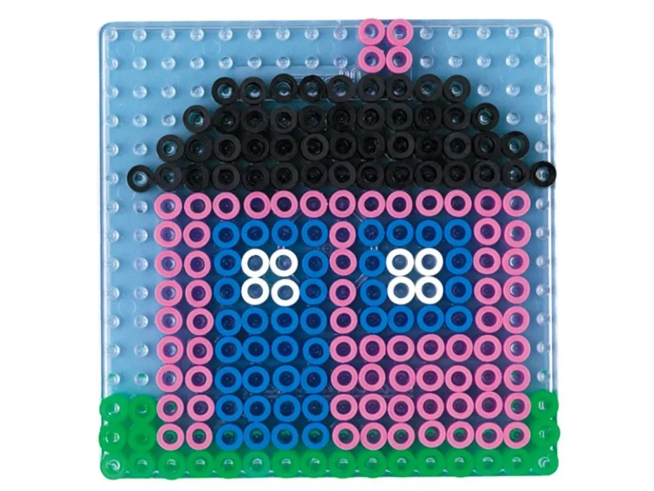 Hama Maxi Piggplate – 16×16 transparent