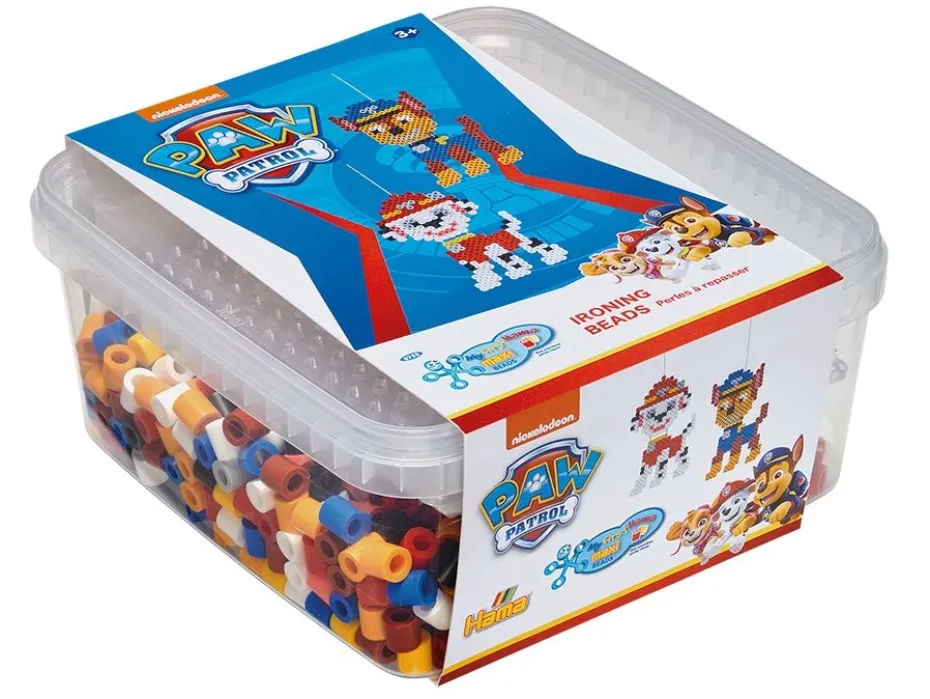 Hama Maxi Sett – Boks m/perler og brett – Paw Patrol