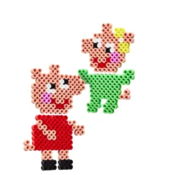 Hama Maxi Sett – Boks m/perler og brett – Peppa Gris