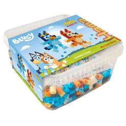 Hama Maxi Sett – Boks m/perler og brett – Bluey