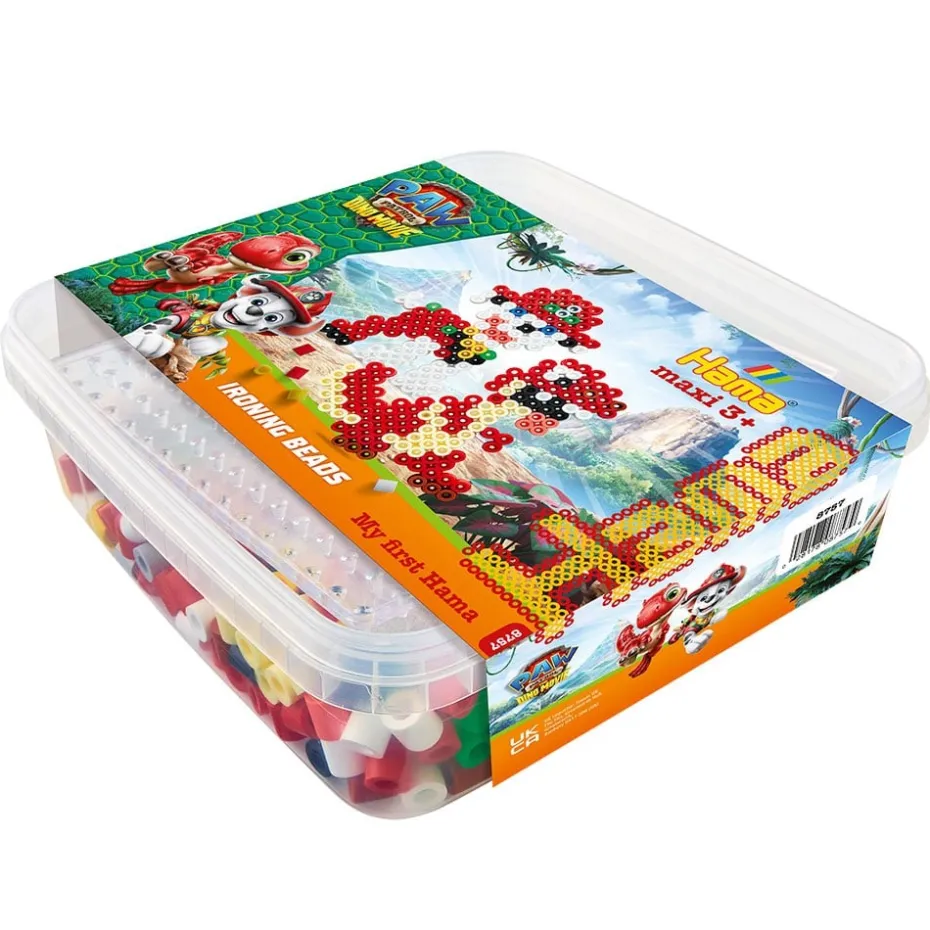 Hama Maxi Sett – Perler og brett – Paw Patrol Dino Movie