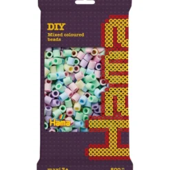 Hama Maxi 500stk – Lys pastellmix