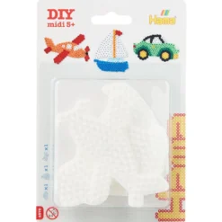 Hama Midi Piggplater Blister – Bil, seilbåt, fly