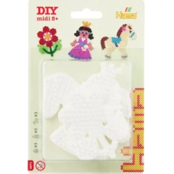 Hama Midi Piggplater Blister – Ponny, blomst, prinsesse
