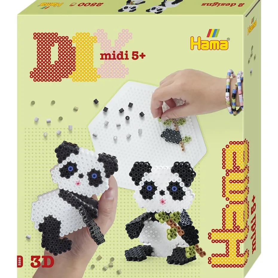 Hama Midi Sett – Gaveeske – 3D Panda