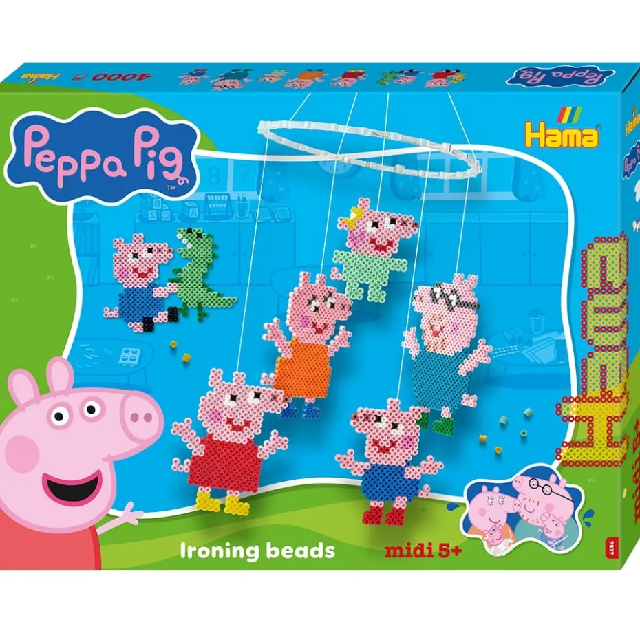 Hama Midi Sett Gaveeske – Peppa Gris