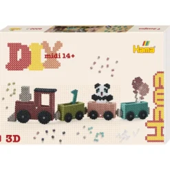 Hama Midi Sett – Hama Art – 3D fødselsdagstog