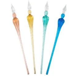 Herbin Glasspenn 18cm – Rund – Blå