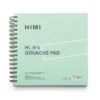 HIMI Gouache Maleblokk Grønn Spiral 160g 50ark – 21,5×21,5cm