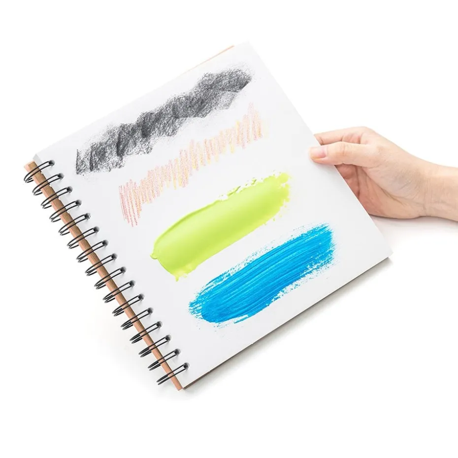 HIMI Gouache Maleblokk Grønn Spiral 160g 50ark – 21,5×21,5cm