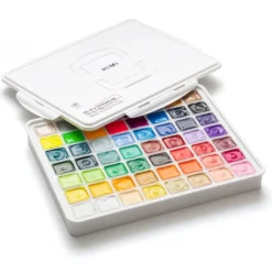HIMI Jelly Cup Gouache Sett 56stk – Hvit
