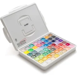 HIMI Jelly Cup Gouache Sett 56stk – Hvit