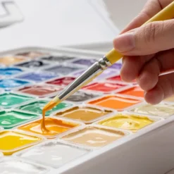 HIMI Jelly Cup Gouache Sett 56stk – Hvit