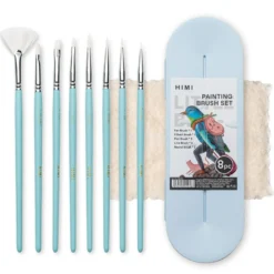 HIMI Penselsett Nylon 8stk – Blå