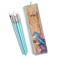 HIMI Penselsett Nylon 5stk – Blå