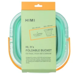 HIMI Sammenleggbar bøtte med håndtak og penselholder