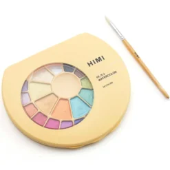 HIMI Semi-Moist Watercolour Akvarell Sett – 24stk metallic
