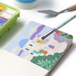 HIMI Twin Cup Gouache Sett Apple Green 12stk – Landskap