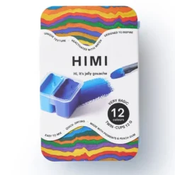 HIMI Twin Cup Gouache Sett Ice Blue 12stk – Basic