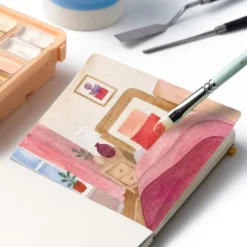 HIMI Twin Cup Gouache Sett Peach 12stk – Portrait