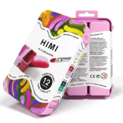 HIMI Twin Cup Gouache Sett Pink 12stk – Botanic