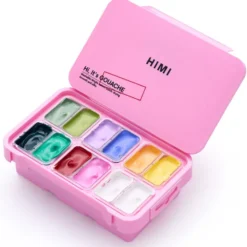 HIMI Twin Cup Gouache Sett Pink 12stk – Botanic