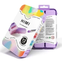 HIMI Twin Cup Gouache Sett Purple 12stk – Pastel