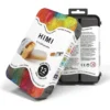 HIMI Twin Cup Gouache Sett Sort 12stk – Metallic