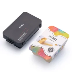HIMI Twin Cup Gouache Sett Sort 12stk – Metallic