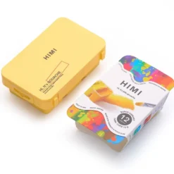 HIMI Twin Cup Gouache Sett Yellow 12stk – Vibrant
