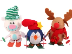 Hobbypakke JUL – Julevenner på ski – 3stk