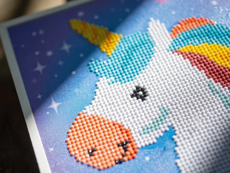 Hobbysett – Diamond painting – Enhjørning